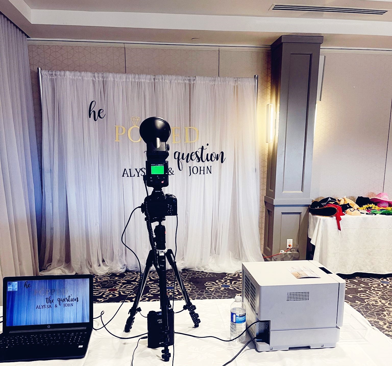 Open Concept Wedding Mississauga Photo Booth Rental