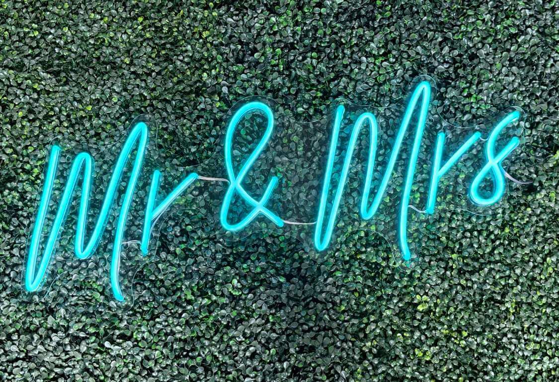 MR and MRS Neon Signs